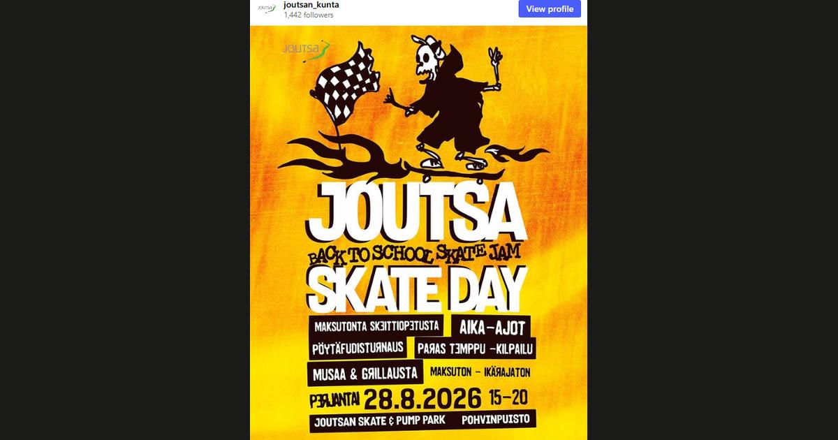 Kuvakaappaus @joutsan_kunta-tilin Instagram-postauksesta