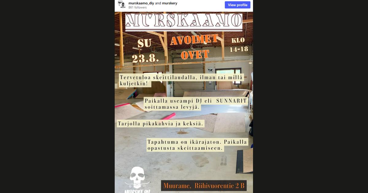 Kuvakaappaus @murskaamo_diy-tilin Instagram-postauksesta