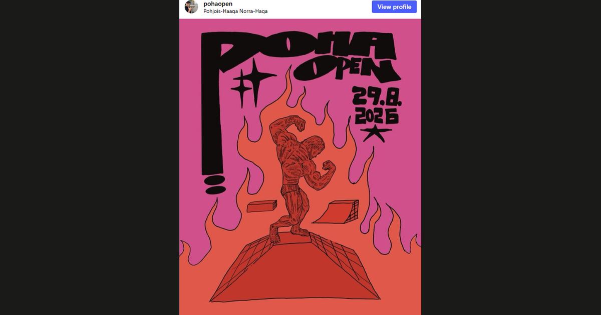 Kuvakaappaus @pohaopen-tilin Instagram-postauksesta