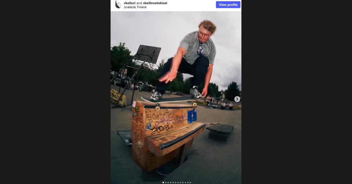 Kuvakaappaus @vkeituri-tilin Instagram-postauksesta