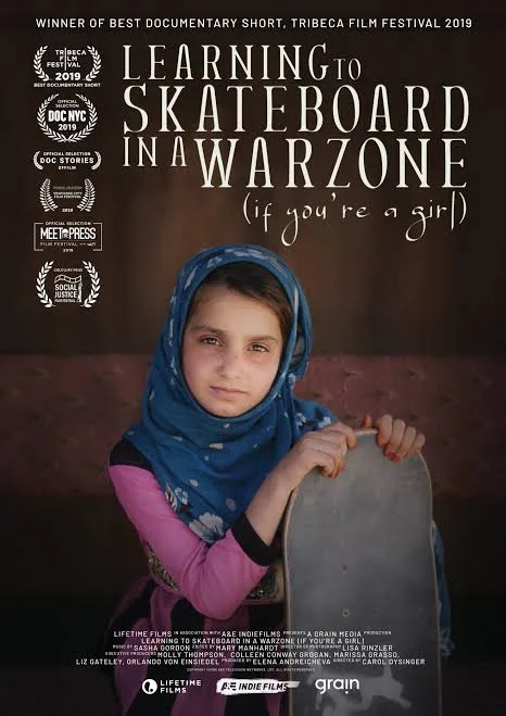 Learning to Skateboard in a Warzone (If You're a Girl) -dokumentin juliste